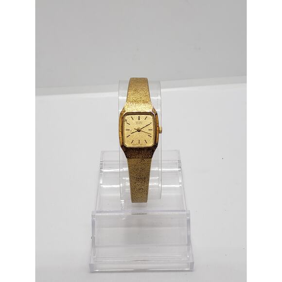 Seiko women\'s watch, Small gold face. 561155, 2C21-5459 R0 main image 6